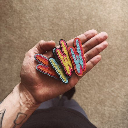 Leather W Patch Set